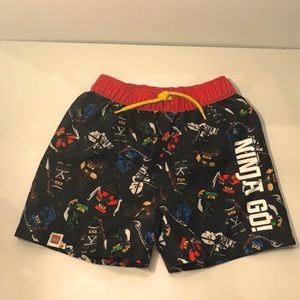 (3/$15) Boys LEGO NINJA GO swim trunks